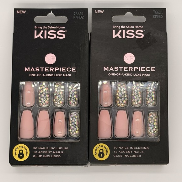 Kiss Other - Kiss Masterpiece One-of-a-Kind Luxe Mani KMN00 2 Boxes
